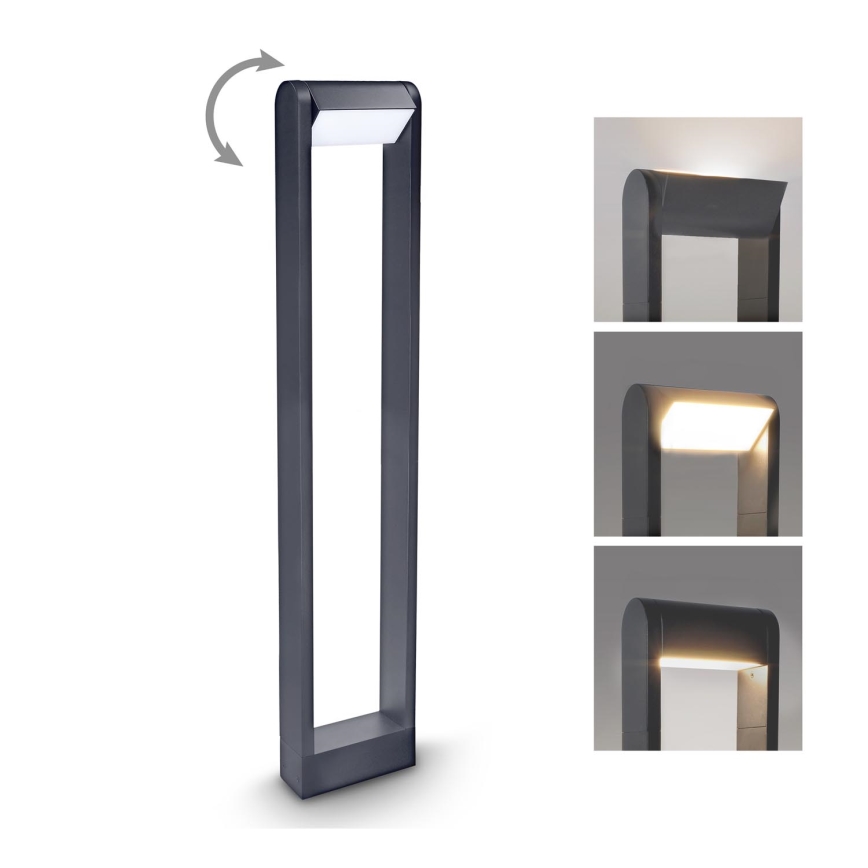 Brilagi - LED Välivalgusti CROTONE LED/7W/230V antratsiit IP54 80 cm