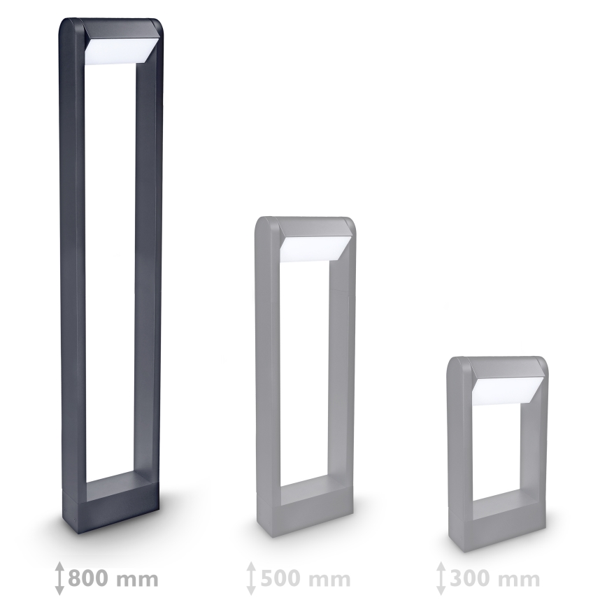 Brilagi - LED Välivalgusti CROTONE LED/7W/230V antratsiit IP54 80 cm