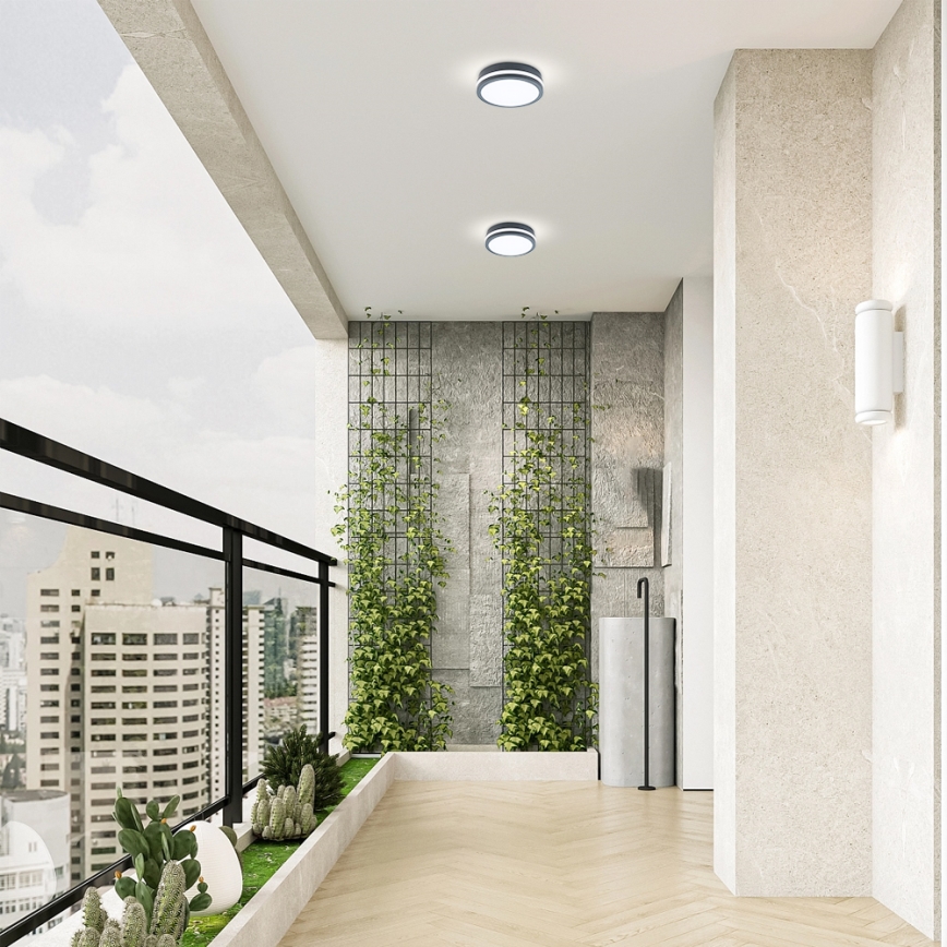 Brilagi - LED Välivalgusti koos anduriga BENE LED/18W/230V d. 22 cm IP54