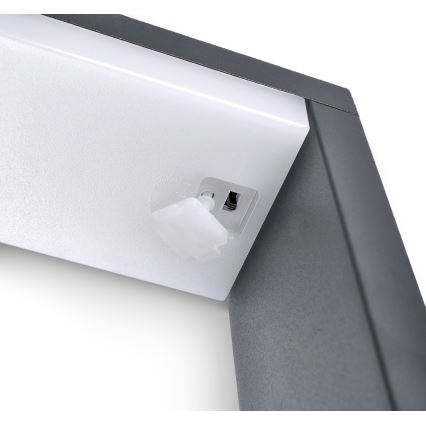 Brilagi - LED Välivalgusti RAGUSA LED/7W/230V 3000/4000/6000K antracracit IP54 30 cm