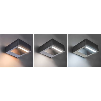 Brilagi - LED Väli seinavalgusti RAGUSA LED/7W/230V 3000/4000/6000K antratsiit IP54