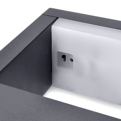 Brilagi - LED Väli seinavalgusti RAGUSA LED/7W/230V 3000/4000/6000K antratsiit IP54