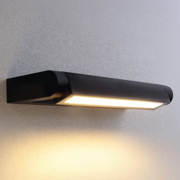 BRILAGI - LED Väljas kasutatav fassaadi seinalamp SALERNO LED/12W/230V 35,5 cm must IP65