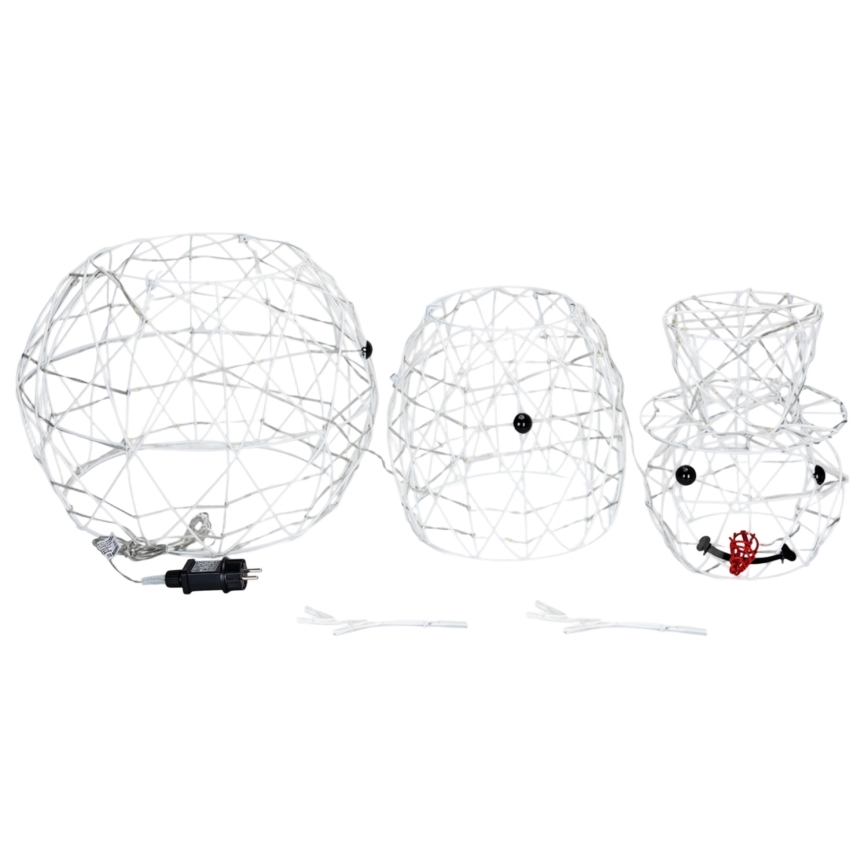 Brilagi - LED väljas kasutatav jõulukaunistus 3,6W/31/230V 2700K 120 cm IP44 lumememm