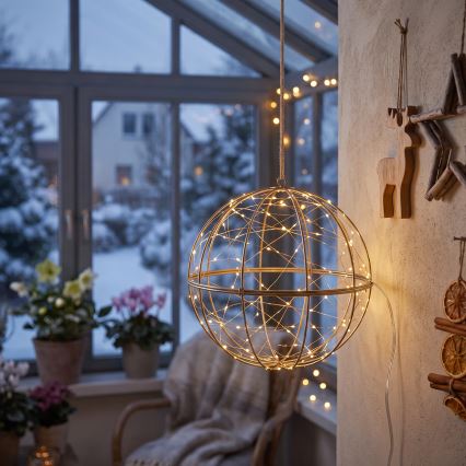 BRILAGI - LED väljas kasutatav jõulukaunistus LED/1,3W/230V IP44 Ø 40 cm pall