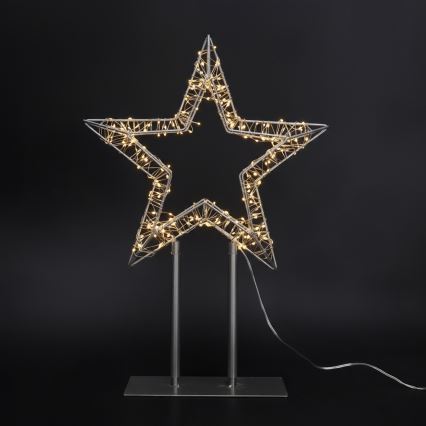 Brilagi - LED väljas kasutatav jõulukaunistus LED/3,6W/230V IP44 44x30 cm täht