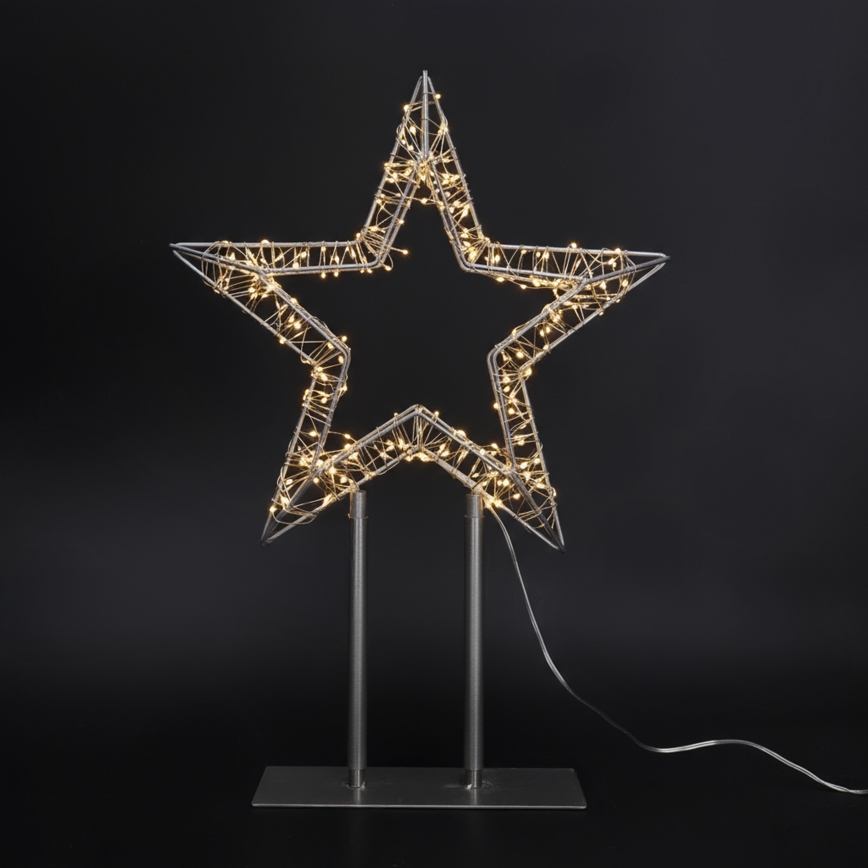 Brilagi - LED väljas kasutatav jõulukaunistus LED/3,6W/230V IP44 44x30 cm täht