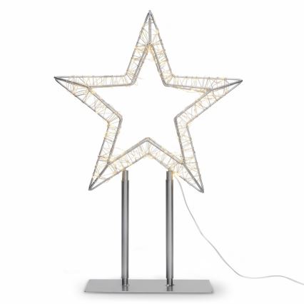 Brilagi - LED väljas kasutatav jõulukaunistus LED/3,6W/230V IP44 44x30 cm täht