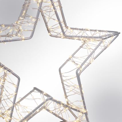 Brilagi - LED väljas kasutatav jõulukaunistus LED/3,6W/230V IP44 44x30 cm täht