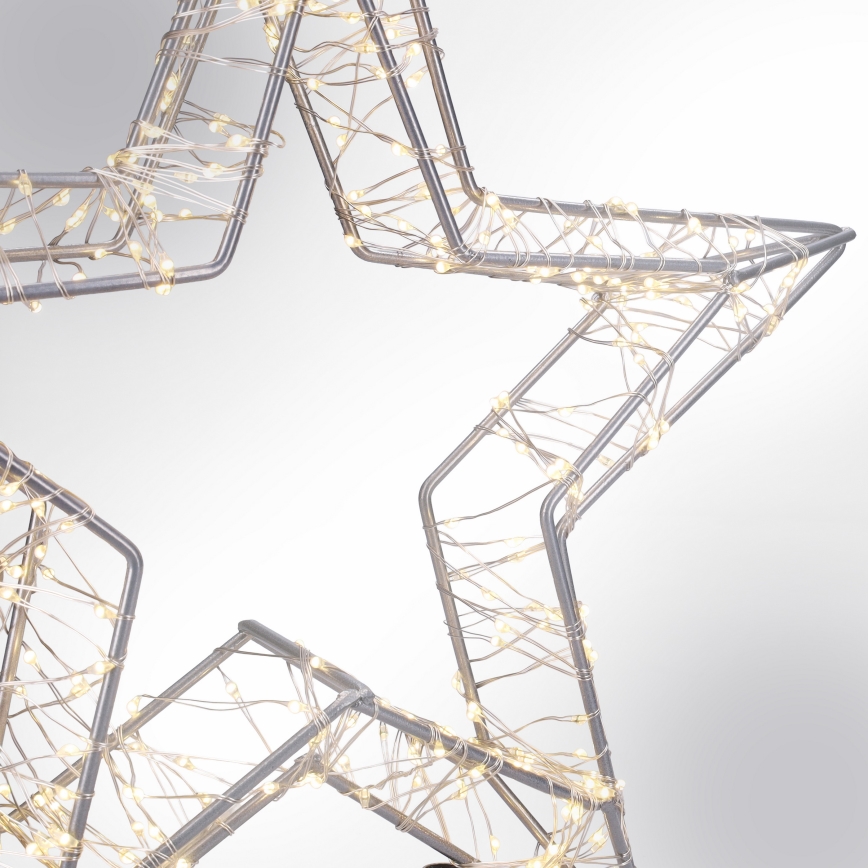 Brilagi - LED väljas kasutatav jõulukaunistus LED/3,6W/230V IP44 44x30 cm täht