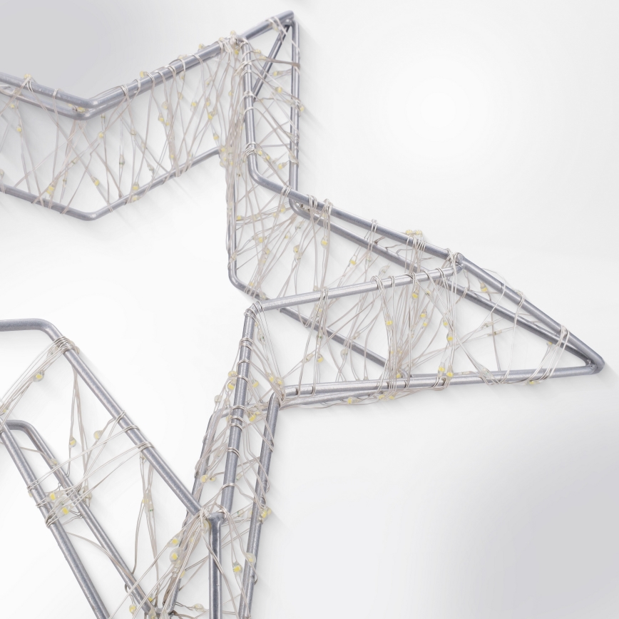 Brilagi - LED väljas kasutatav jõulukaunistus LED/3,6W/230V IP44 44x30 cm täht