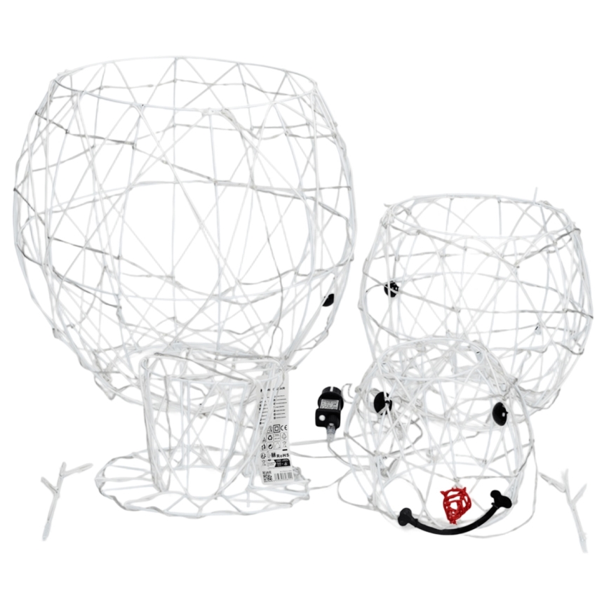 Brilagi - LED väljas jõulukaunistus LED/3,6W/31/230V 2700K 90 cm IP44 lumememm