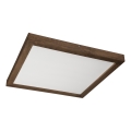 Brilagi - LED Vannalauge WOODY FRAME LED/40W/230V 60x60 cm IP44 pähkel