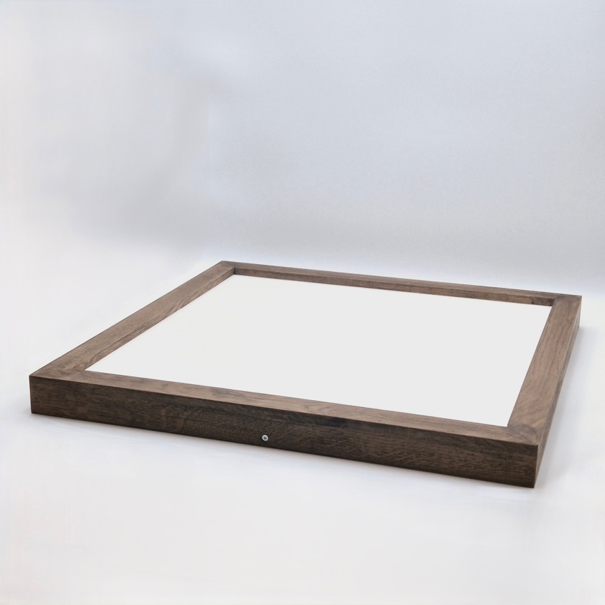Brilagi - LED Vannalauge WOODY FRAME LED/40W/230V 60x60 cm IP44 pähkel