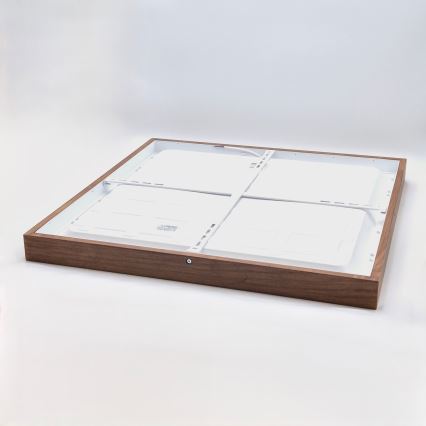 Brilagi - LED Laelamp Vannale WOODY FRAME LED/40W/230V 60x60 cm IP44 kirsipuu