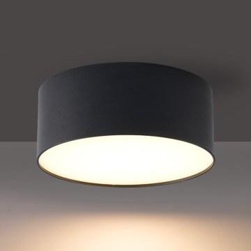 Brilagi - LED vannitoa laelamp FORIS LED/20W/230V läbimõõt 15 cm must IP44