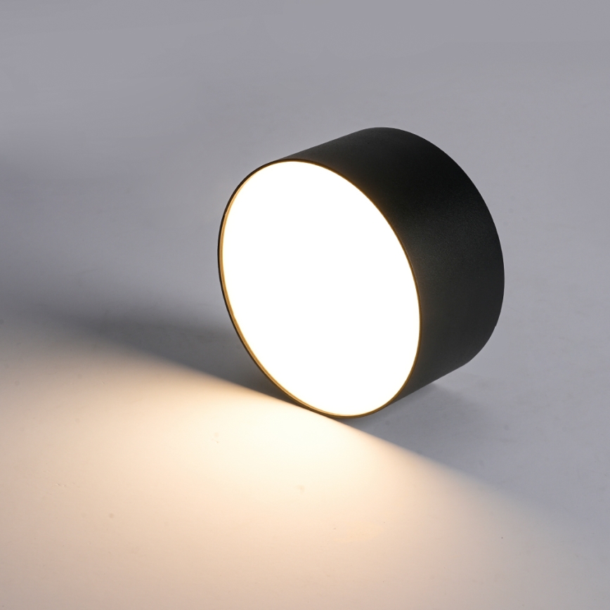 Brilagi - LED vannitoa laelamp FORIS LED/20W/230V läbimõõt 15 cm must IP44