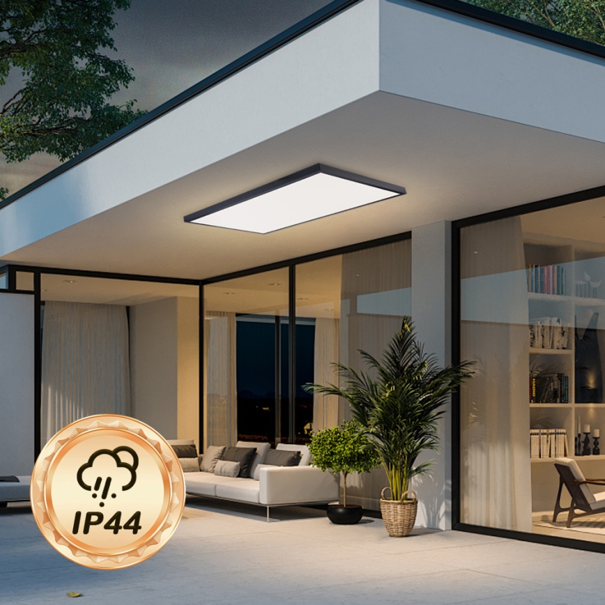 Brilagi - FRAME LED-vannitoa laevalgusti 96W/230V 120x60 cm 3000/4000/6000K IP44 must