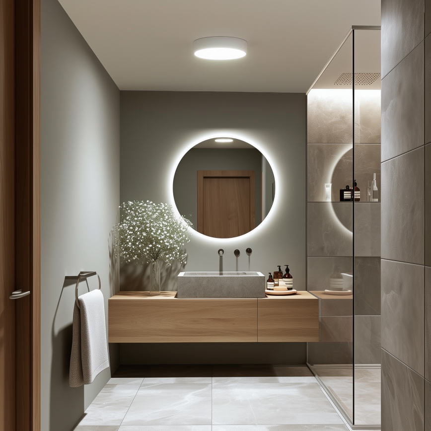 Brilagi - LED vannitoa laelamp POOL LED/24W/230V 3000/4000/5500K Ø 30 cm IP54 valge
