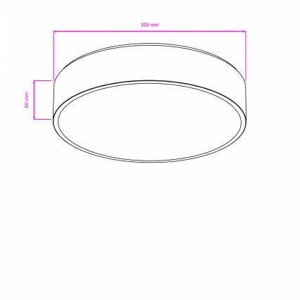 Brilagi - LED vannitoa laelamp POOL LED/24W/230V 3000/4000/5500K Ø 30 cm IP54 valge