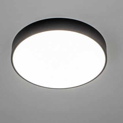 Brilagi - LED vannitoa laevalgusti POOL LED/36W/230V 3000/4000/5500K läbimõõt 40 cm IP54 must