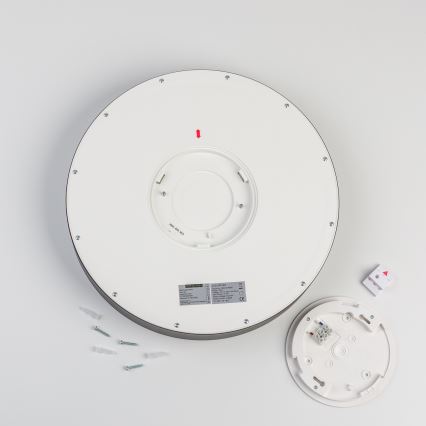 Brilagi - LED vannitoa laevalgusti POOL LED/36W/230V 3000/4000/5500K läbimõõt 40 cm IP54 must