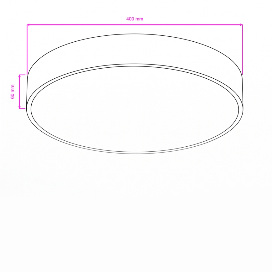 Brilagi - LED-vannitoa laelamp POOL LED/36W/230V 3000/4000/5500K läbimõõt 40 cm IP54 pronks