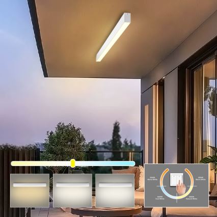 Brilagi - LED vannitoa laevalgusti SLEEKLINE LED/40W/230V 3000/4500/6000K valge IP44