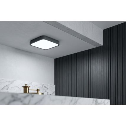 BRILAGI - LED-vannitoa laelamp ZENNA LED/24W/230V 34,5x34,5 cm IP44 antratsiit
