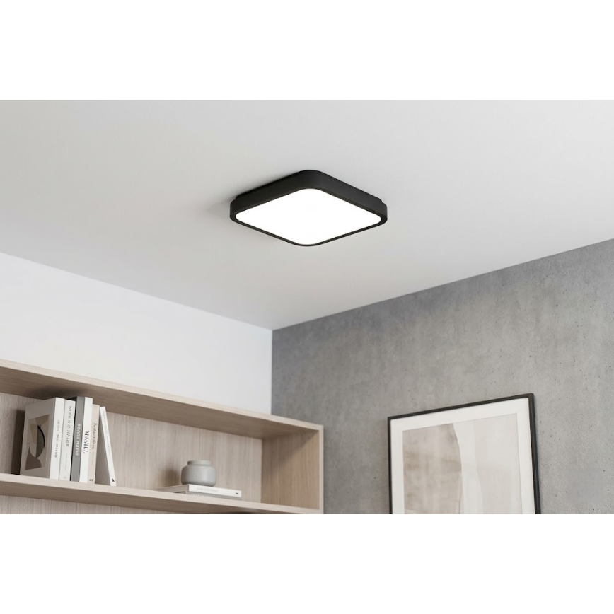 BRILAGI - LED vannitoa laevalgusti ZENNA LED/36W/230V 41x41 cm IP44 must
