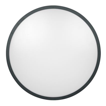 Brilagi - LED vannitoa laelamp anduriga ZENNA LED/18W/230V Ø 29,5 cm IP44 antratsiit + kaugjuhtimispult