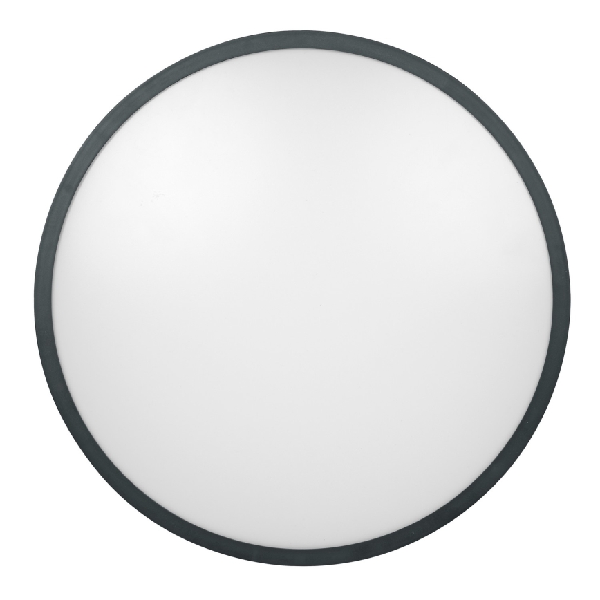 Brilagi - LED vannitoa laelamp anduriga ZENNA LED/18W/230V Ø 29,5 cm IP44 antratsiit + kaugjuhtimispult