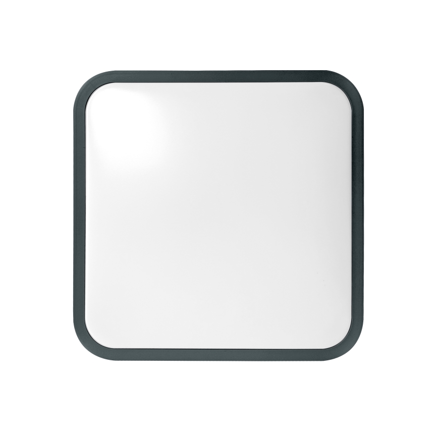 Brilagi - LED vannitoa laelamp anduriga ZENNA LED/24W/230V 34,5x34,5 cm IP44 antratsiit + kaugjuhtimispult