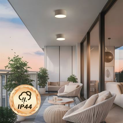 Brilagi - LED-vannitoa laelamp FORIS LED/20W/230V, läbimõõt 15 cm, beež, IP44