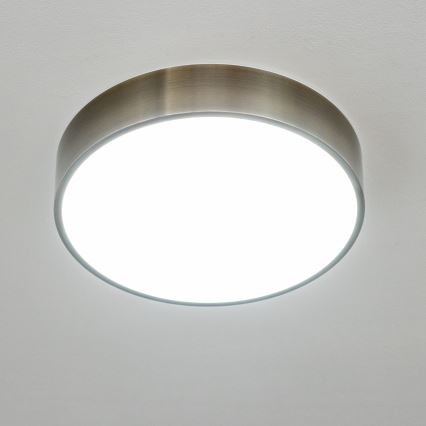 Brilagi - POOL LED vannitoa laelamp 24W/230V 3000/4000/5500K, läbimõõt 30 cm, IP54, messing