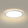 Brilagi - LED-vannitoa laevalgusti ULTRA SLIM LED/12W/230V Ø 22,5 cm hõbedane IP54