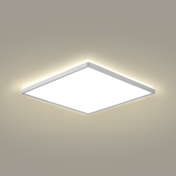 Brilagi - LED-vannitoa laevalgusti ULTRA SLIM LED/24W/230V 42x42 cm hõbedane IP54