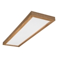 Brilagi - LED vannitoa laevalgutus WOODY FRAME LED/50W/230V 120x30 cm IP44 tamm