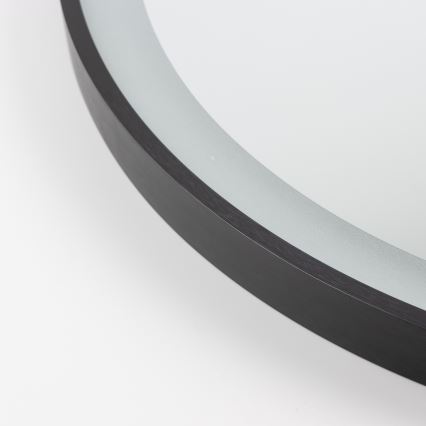 Brilagi - LED vannitoa peegel ASTI LED/19W/230V Ø 60 cm must IP44 CRI 90 hämardatav + CCT