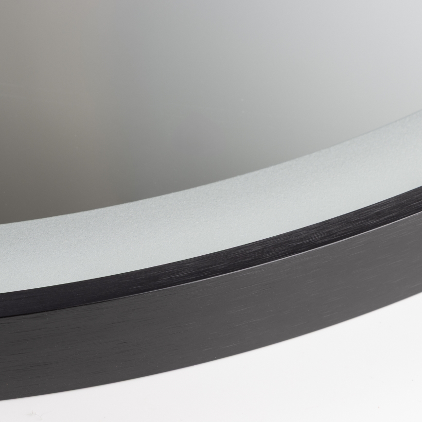 Brilagi - LED vannitoa peegel ASTI LED/19W/230V Ø 60 cm must IP44 CRI 90 hämardatav + CCT
