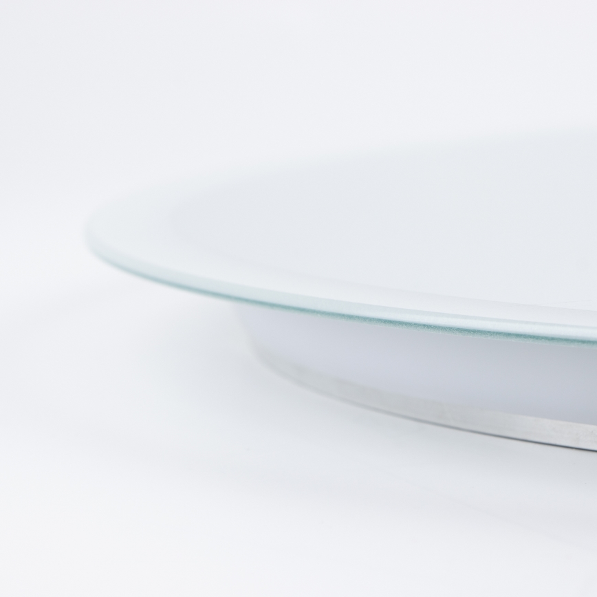 Brilagi - LED-vannitoapeegel BERNATE LED/19W/230V läbimõõt 60 cm hõbedane IP44 CRI 90 hämardatav + CCT