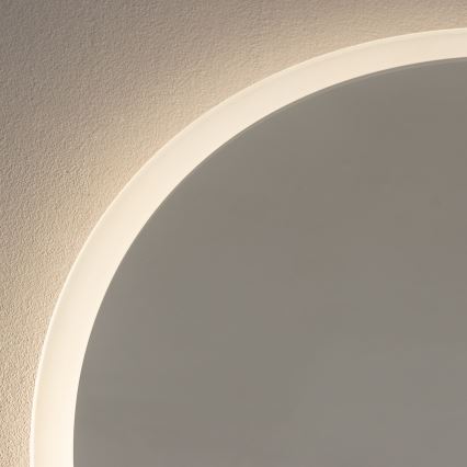 Brilagi - LED-vannitoapeegel BERNATE LED/19W/230V läbimõõt 60 cm hõbedane IP44 CRI 90 hämardatav + CCT