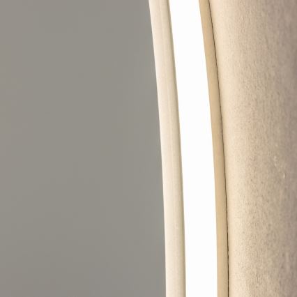 Brilagi - LED-vannitoapeegel BERNATE LED/19W/230V läbimõõt 60 cm hõbedane IP44 CRI 90 hämardatav + CCT