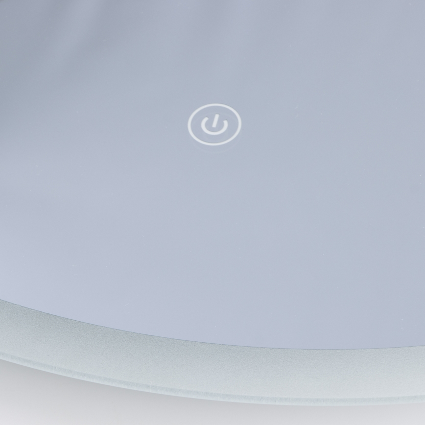 Brilagi - LED-vannitoapeegel BERNATE LED/19W/230V läbimõõt 60 cm hõbedane IP44 CRI 90 hämardatav + CCT