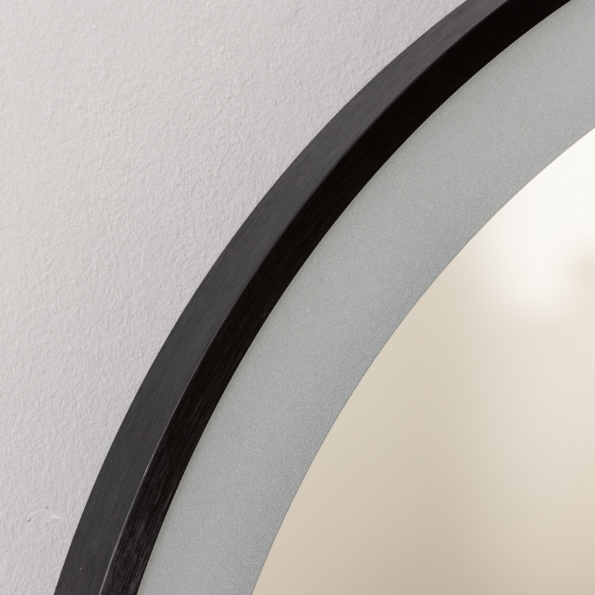 Brilagi - LED-vannitoa peegel CANZO LED/25W/230V 50x80 cm must IP44 CRI 90 hämardatav + CCT