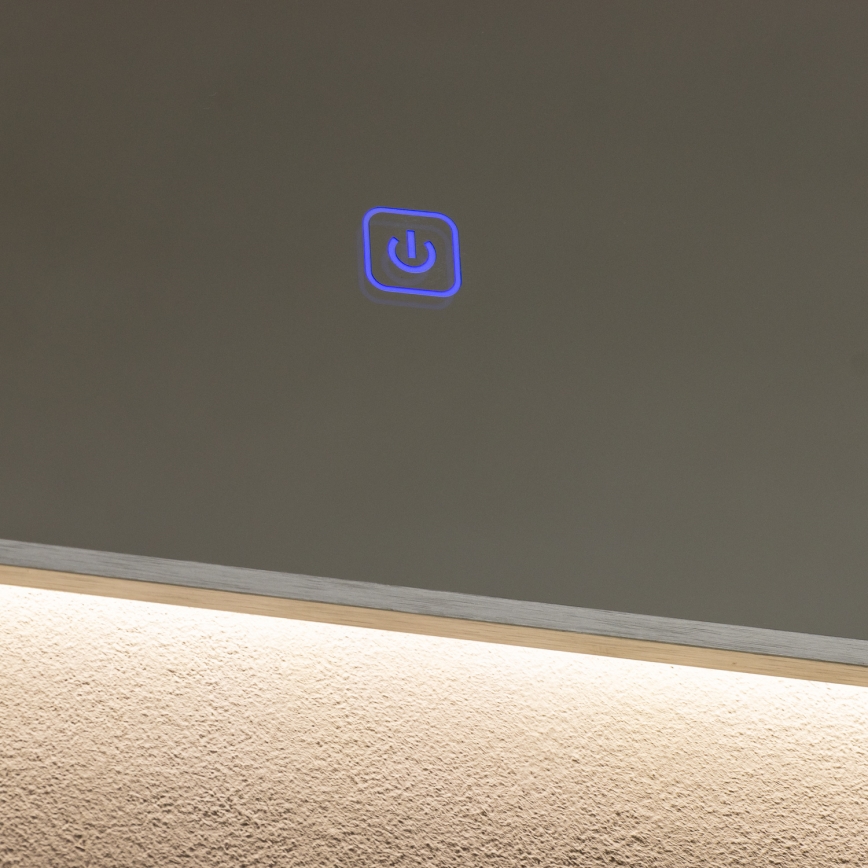 Brilagi - LED-vannitoa peegel DESIO LED/20W/230V 40x60 cm hõbedane IP44 CRI 90 hämardatav + CCT