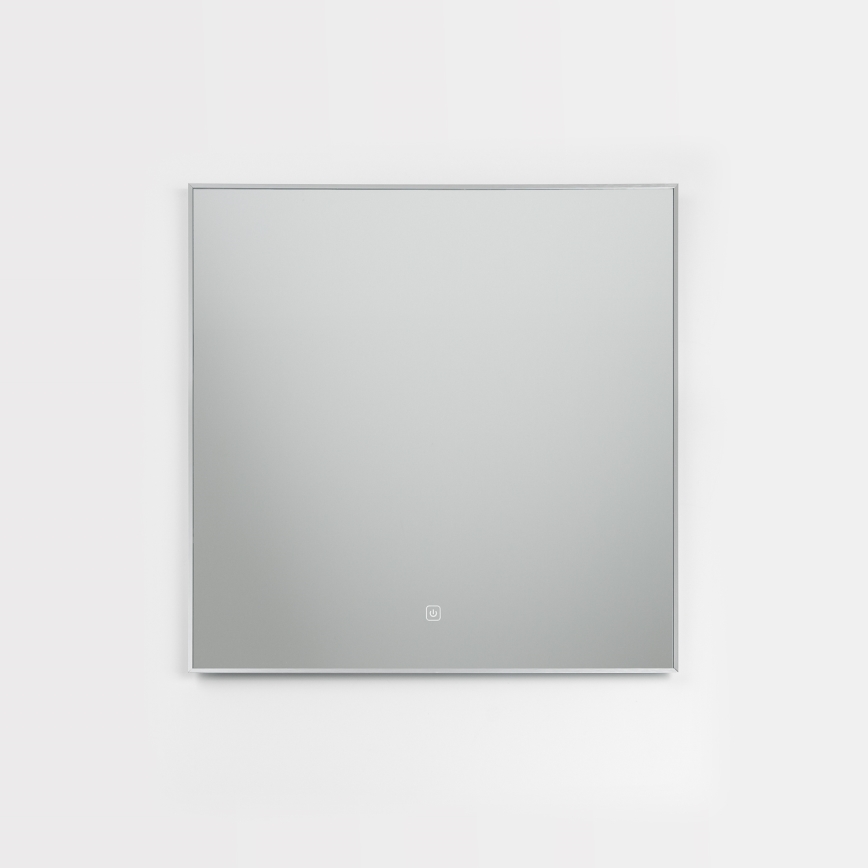 Brilagi - LED-vannitoa peegel DESIO LED/24W/230V 60x60 cm hõbedane IP44 CRI 90 hämardatav + CCT