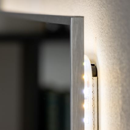 Brilagi - LED-vannitoa peegel DESIO LED/24W/230V 60x60 cm hõbedane IP44 CRI 90 hämardatav + CCT