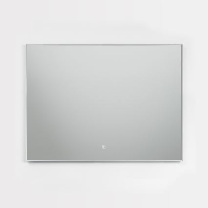 Brilagi - LED vannitoa peegel DESIO LED/28W/230V 60x80 cm hõbedane IP44 CRI 90 hämardatav + CCT