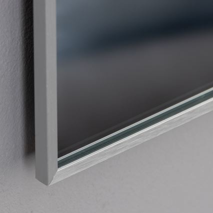 Brilagi - LED vannitoa peegel DESIO LED/28W/230V 60x80 cm hõbedane IP44 CRI 90 hämardatav + CCT